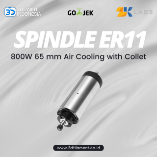 Zaiku CNC Spindle Motor 800W ER11 65 mm Air Cooling with Collet